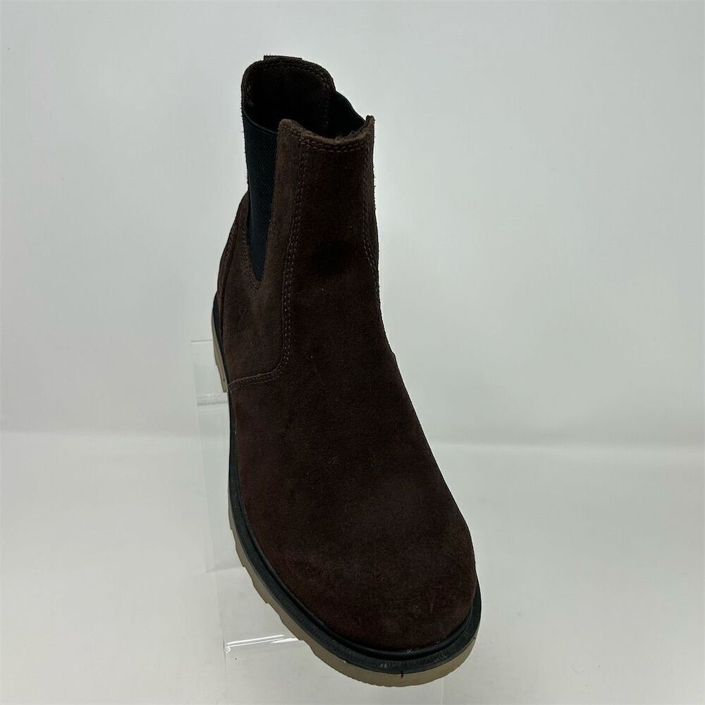Sorel Men's Chelsea Brown Suede Leather Waterproof Boots Size 7.5 Comfort - Picture 3 of 13